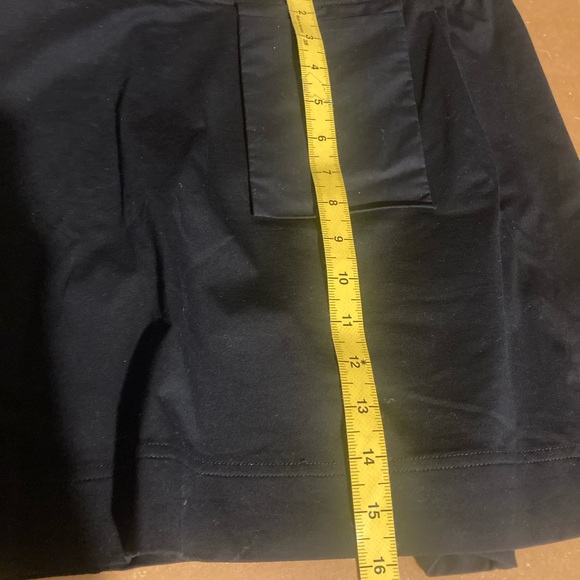 COS skirt black with pockets elastic waist back - Picture 7 of 8